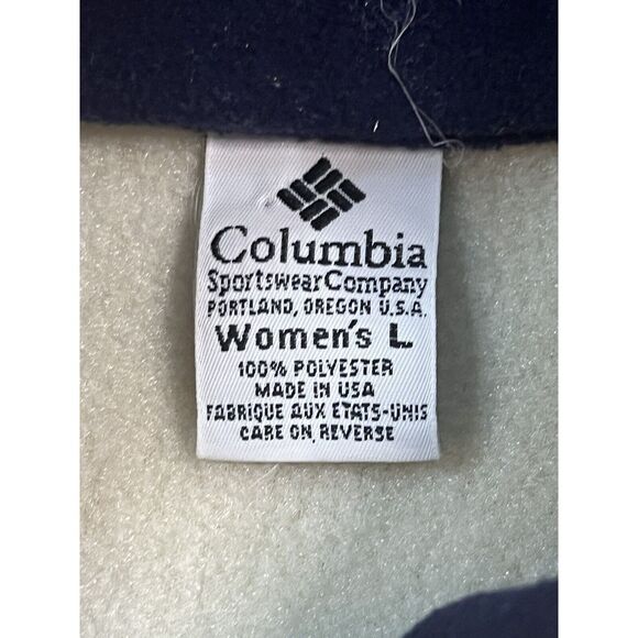 Vintage Columbia Sportswear Made in USA 1/2 Zip‎ Fleece Pullover Jacket Size L - Picture 4 of 6